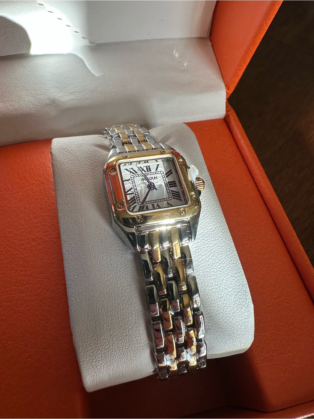 Two-Tone Women's Bracelet Watch - Silver & Gold